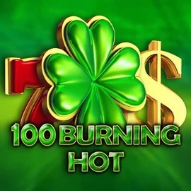 100 Burning Hot slot logo by Amusnet Interactive at IgoBet Casino