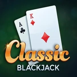 Classic Blackjack online game logo by Red Tiger Gaming on igobet.eu